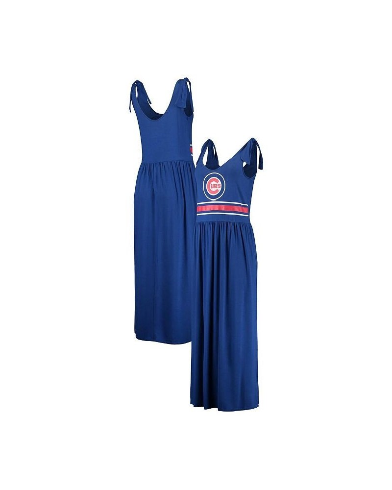 Women's Royal Chicago Cubs Game Over Maxi Dress Royal $31.00 Dresses